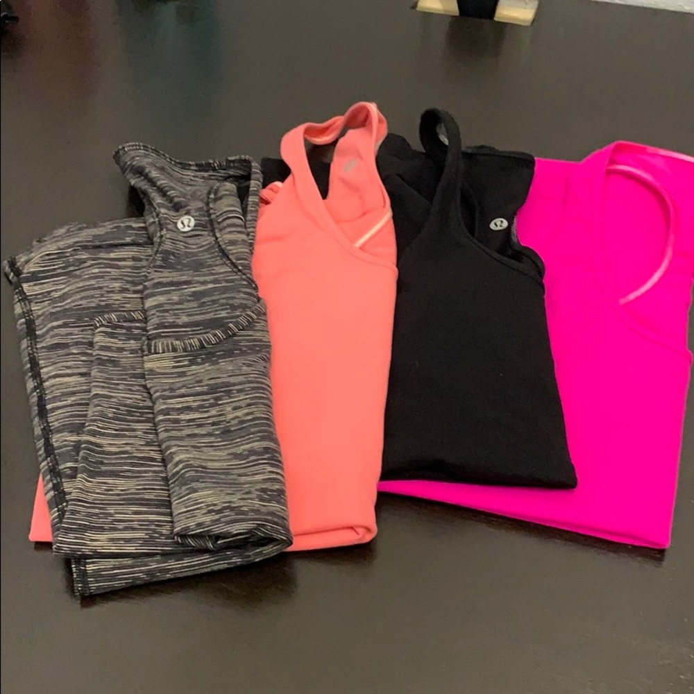 Lululemon cool racer back tanks.